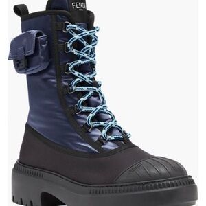 Fendi Black and Navy boots